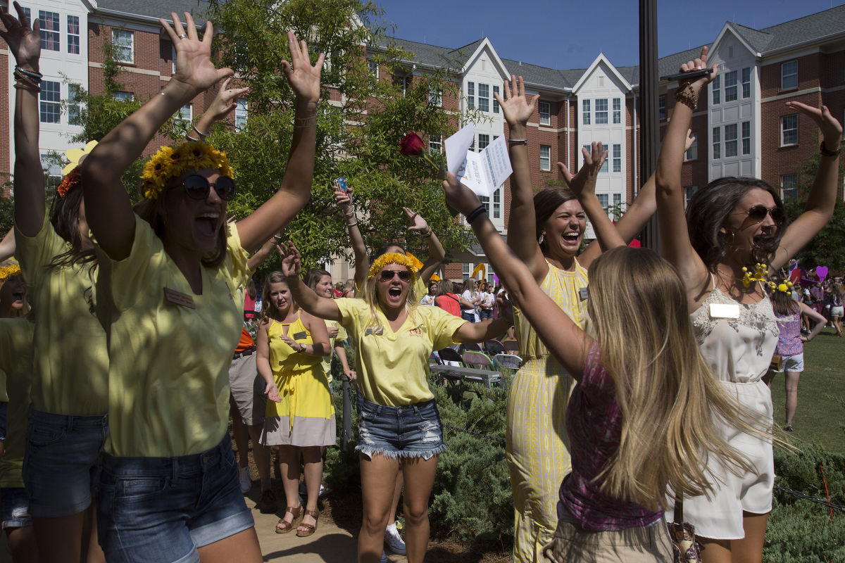 Auburn University bid day 2014